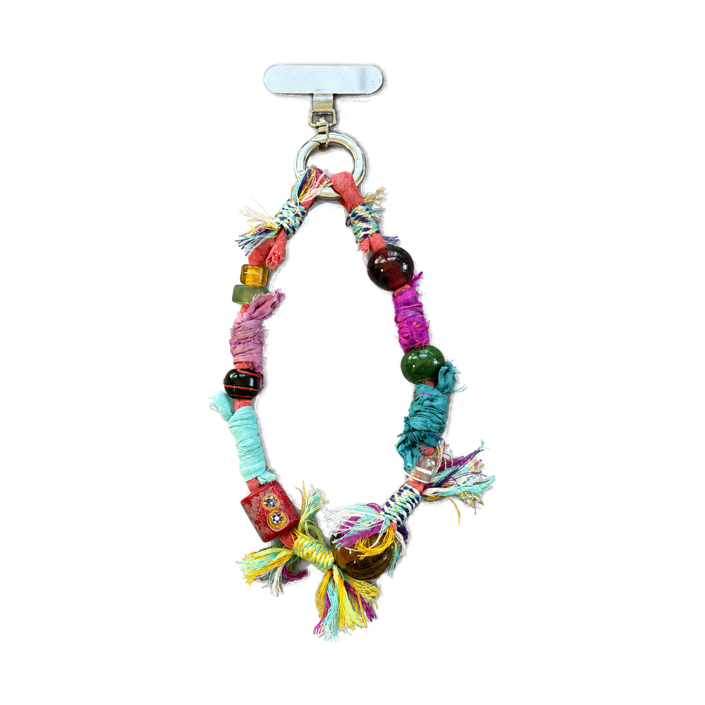 Kalesa Rainbow Textile Statement Loop front view